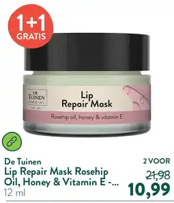 Holland & Barrett Lip Repair Mask Rosehip Oil, Honey & Vitamin E - 12ml aanbieding