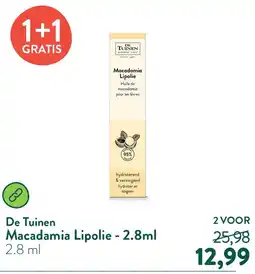 Holland & Barrett Macadamia Lipolie - 2.8ml aanbieding