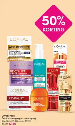 DA L'Oréal Paris Gezichtsreiniging en -verzorging aanbieding