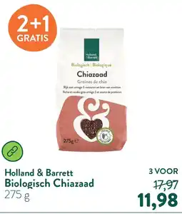 Holland & Barrett Biologisch Chiazaad aanbieding