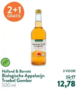 Holland & Barrett Biologische Appelazijn Troebel Gember aanbieding