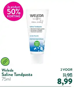 Holland & Barrett Saline Tandpasta aanbieding