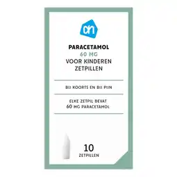 Albert Heijn AH Paracetamol voor kinderen zetpillen 60mg aanbieding