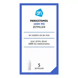 Albert Heijn AH Paracetamol zetpillen 1000mg aanbieding