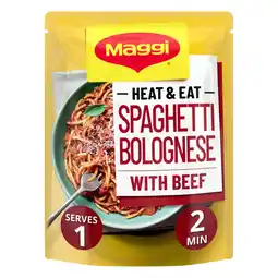 Albert Heijn Maggi Heat & eat spaghetti bolognese aanbieding
