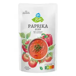Albert Heijn AH Biologisch Paprikasoep aanbieding