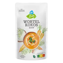 Albert Heijn AH Biologisch Wortel kokossoep aanbieding