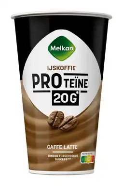 PLUS Melkan IJskoffie proteïne caffe latte aanbieding