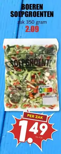 De Boerenschuur boeren soepgroenten aanbieding