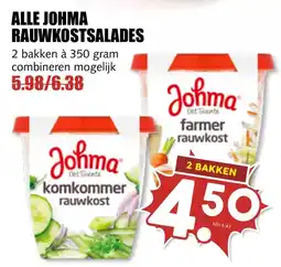 De Boerenschuur Johma rauwkostsalades aanbieding
