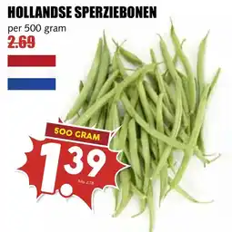De Boerenschuur hollandse sperziebonen aanbieding