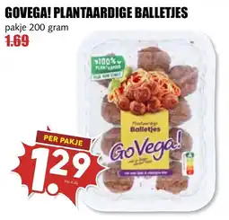 De Boerenschuur Govega! plantaardige balletjes aanbieding