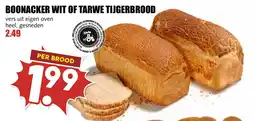 De Boerenschuur boonacker wit of tarwe tijgerbrood aanbieding