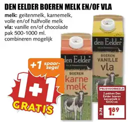De Boerenschuur den elder boeren melk en/of vla aanbieding