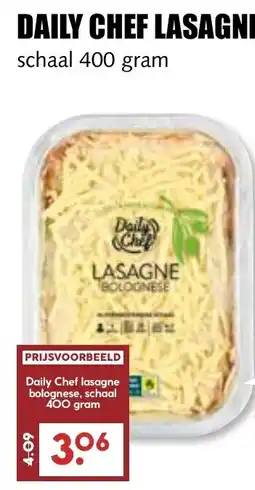 De Boerenschuur Daily Chef lasagne bolognese aanbieding
