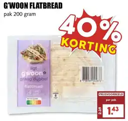 De Boerenschuur g'woon flatbread aanbieding