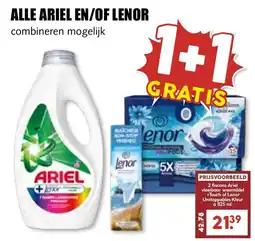 De Boerenschuur Ariel en/of Lenor aanbieding