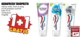 De Boerenschuur Aquafresh tandpasta aanbieding