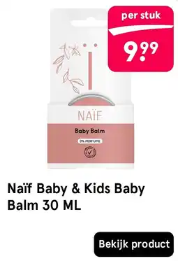 Etos Naïf Baby & Kids Baby Balm aanbieding