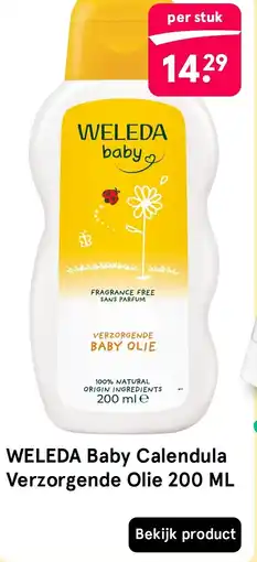 Etos Weleda Baby Calendula Verzorgende Olie aanbieding