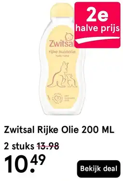 Etos Zwitsal Rijke Olie aanbieding