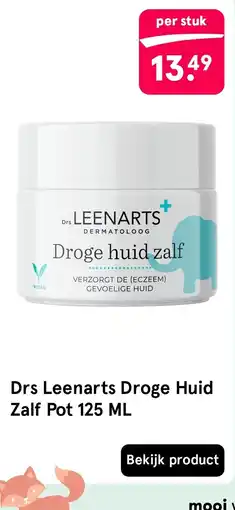 Etos Drs Leenarts Droge Huid Zalf aanbieding