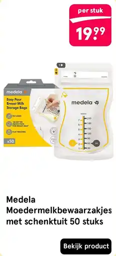 Etos Medela Moedermelkbewaarzakjes met schenktuit aanbieding