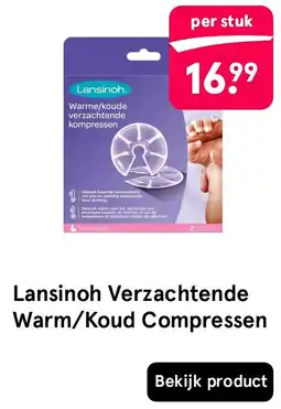 Etos Lansinoh Verzachttende Warm/Koud Compressen aanbieding