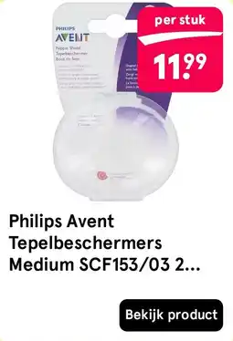 Etos Philips Avent Tepelbeschermers Medium SCF153/03 aanbieding