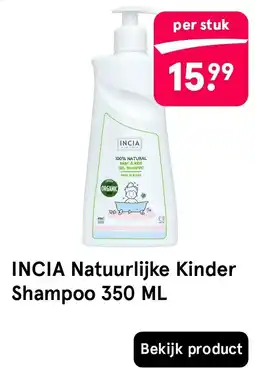 Etos Incia Natuurlijke Kinder Shampoo aanbieding