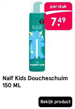 Etos Naïf Kids Doucheschuim aanbieding