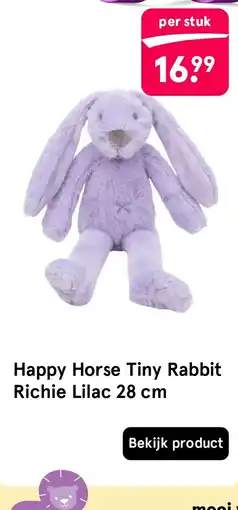 Etos Happy Horse Tiny Rabbit Richie Lilac aanbieding