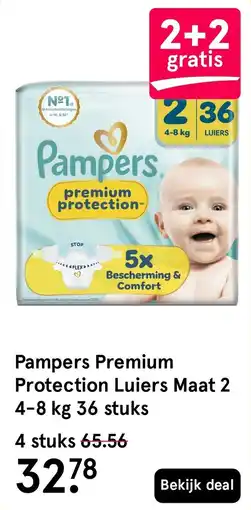 Etos Pampers Premium Protection Luiers aanbieding