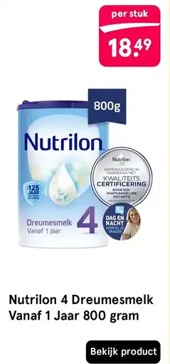 Etos Nutrilon Dreumesmelk aanbieding