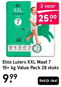 Etos Etos Luiers XXL aanbieding