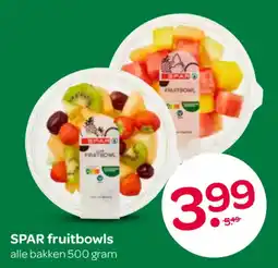 Spar SPAR fruitbowls aanbieding