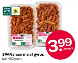Spar SPAR shoarma of gyros aanbieding