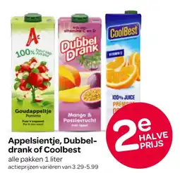 Spar Appelsientje, Dubbel-drank of Coolbest aanbieding