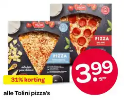 Spar alle Tolini pizza's aanbieding
