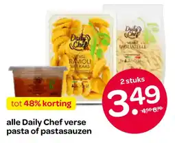 Spar alle Daily Chef verse pasta of pastasauzen aanbieding