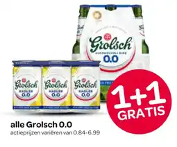 Spar alle Grolsch 0.0 aanbieding