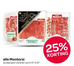 Spar alle Montorsi aanbieding