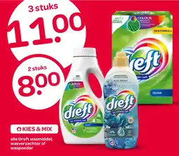 Spar Dreft Wasmiddel, Wasverzachter of Waspoeder aanbieding