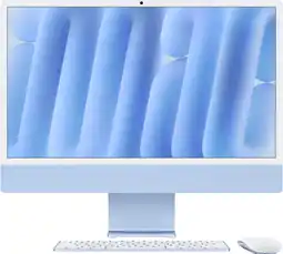 Coolblue Apple iMac 24 inch M4 (10 core CPU/10 core GPU) 24GB/512GB Blauw QWERTY aanbieding