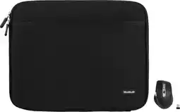 Coolblue BlueBuilt Laptophoes breedte 40 cm 17 inch Zwart + Maximus Muis aanbieding