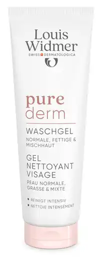 De Online Drogist Louis Widmer Purederm Wash Gel Gezicht Zonder Parfum aanbieding