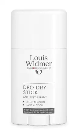De Online Drogist Louis Widmer Deo Dry Stick Antiperspirant Licht Geparfumeerd aanbieding
