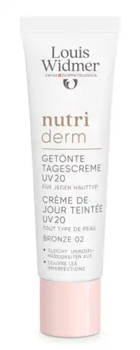 De Online Drogist Louis Widmer Nutriderm Getinte Dagcrème UV 20 Bronze 02 Licht Geparfumeerd aanbieding