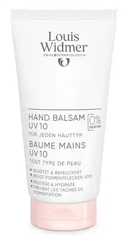 De Online Drogist Louis Widmer Handbalsem UV 10 Zonder Parfum aanbieding