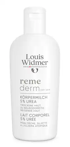 De Online Drogist Louis Widmer Remederm Lichaamsmelk 5 % Ureum Zonder Parfum 200ML aanbieding